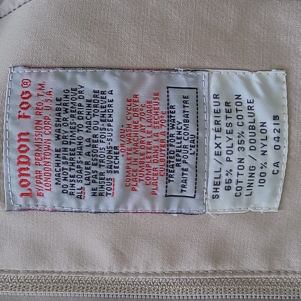Vtg. London Fog Utility Spring Jacket - Picture 9 of 14